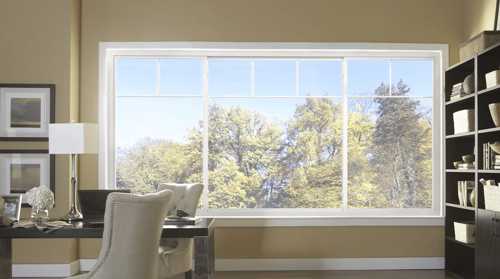 Simonton Windows from a study view