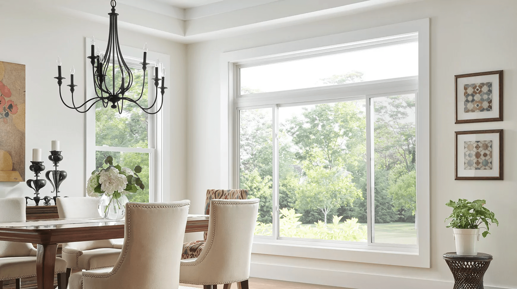 Simonton Windows from a dining room view